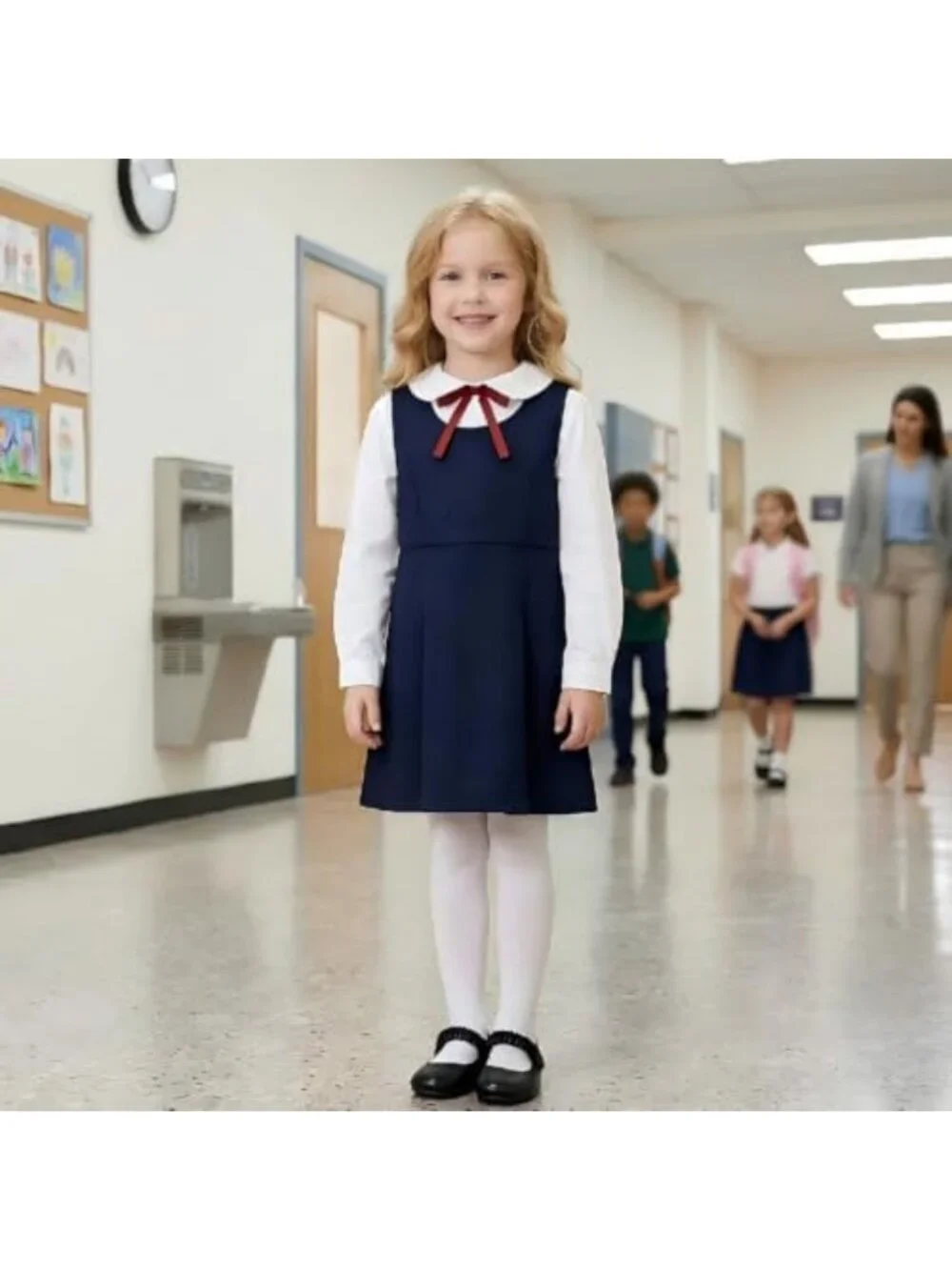 Soft Sole Mary Jane Shoes for Girls - Comfortable Ballerina Flats, Wide Feet